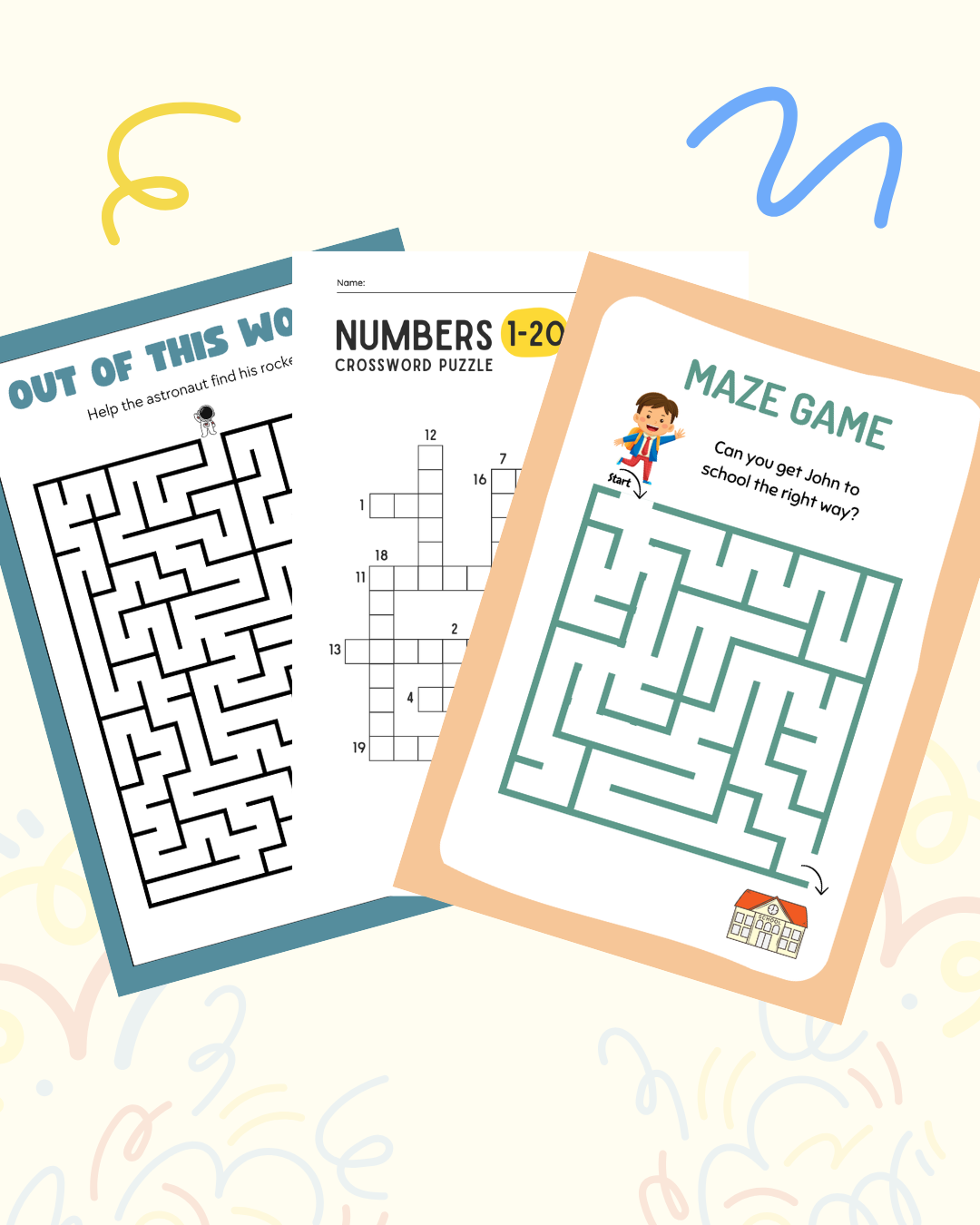 All-in-One Printable Worksheets for Kids (Ages 2–10 Years) - Image 2