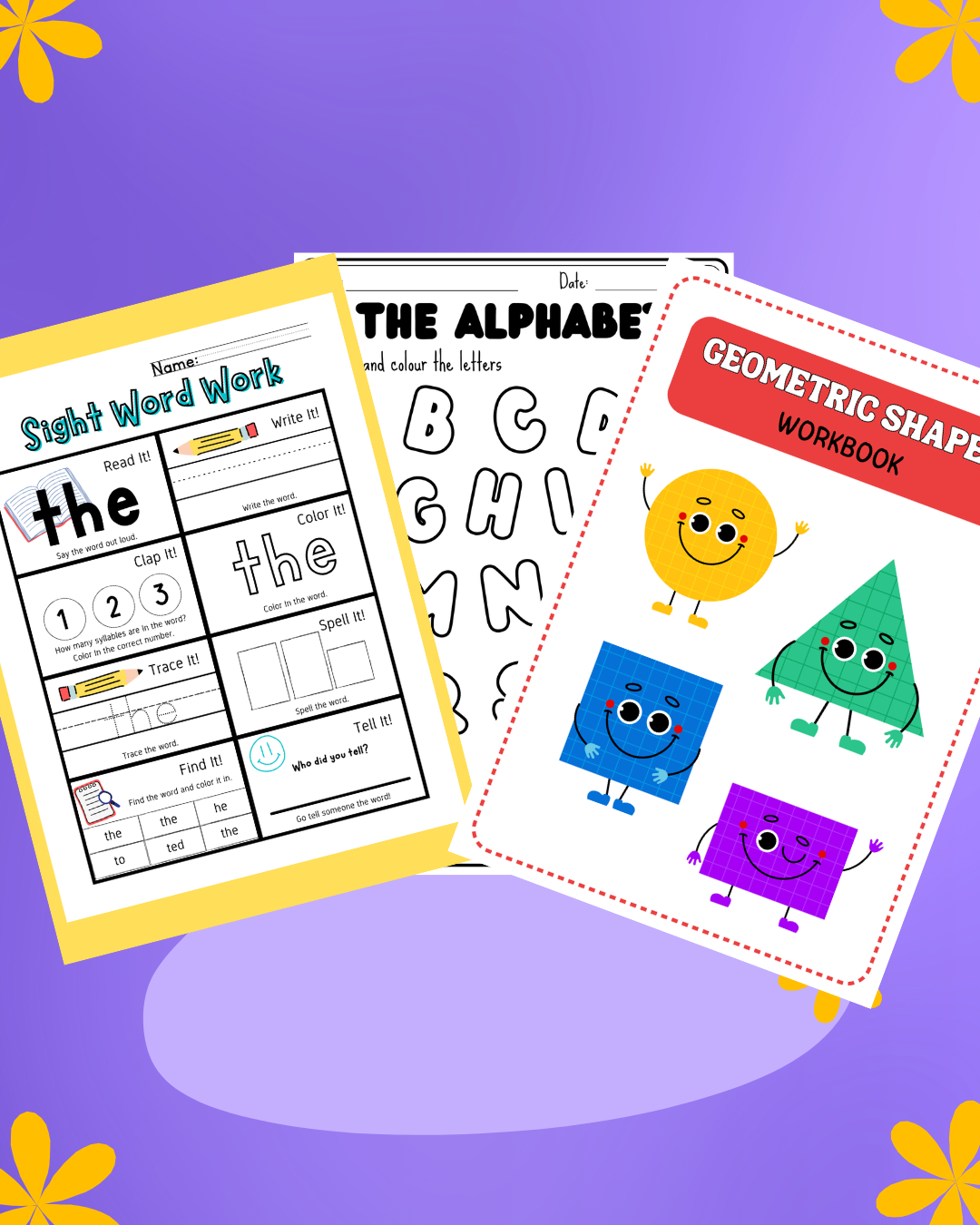 All-in-One Printable Worksheets for Kids (Ages 2–10 Years)